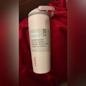 Owala FreeSip Sway water bottle in the color "Lightly Toasted".